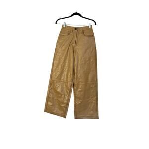 Dries Van Noten Patent Women's Leather Straight Pants